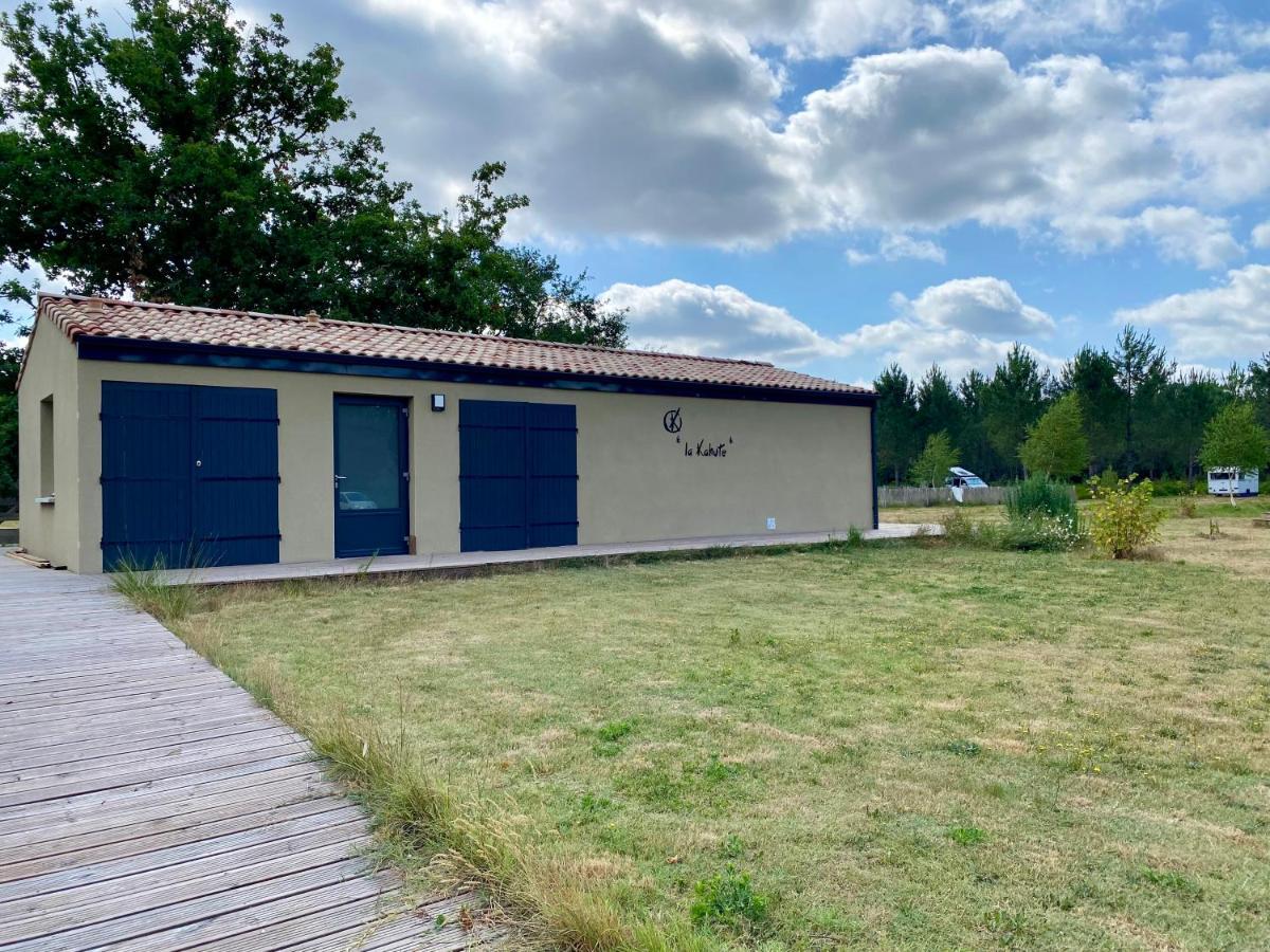 Camping La Kahute - Tente Lodge Au Coeur De La Foret Carcans Exterior foto